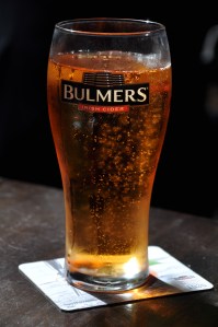 Mmmm...Bulmers! (Photographed on location in Dublin)