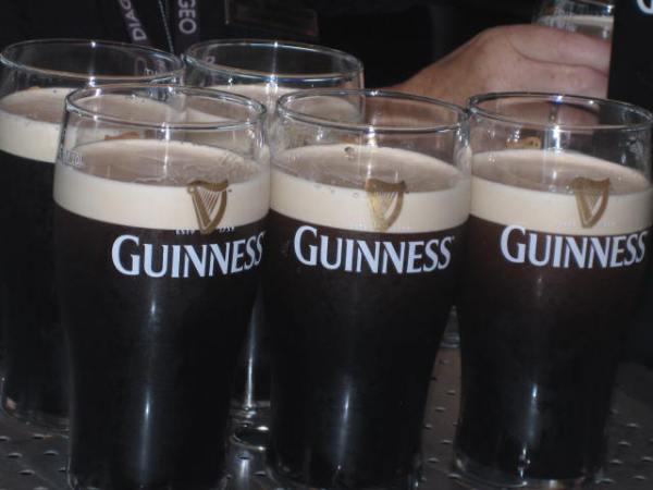 Final stop: the Gravity Bar for a free pint of expertly poured Guinness!