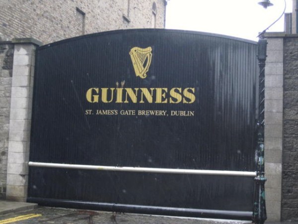 Arriving at the birthplace of Guinness