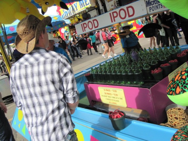 Will he win an iPod? Nope, not a chance. Will he win an iPod? Nope, not a chance.