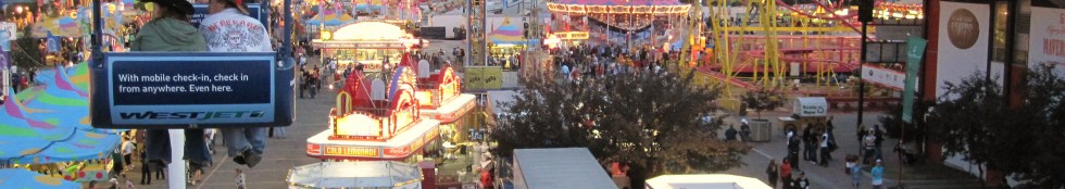 Bird's eye view of the Grounds from the Skyride